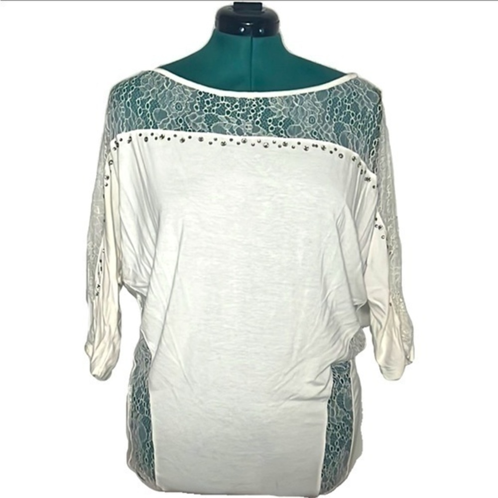 White lace top